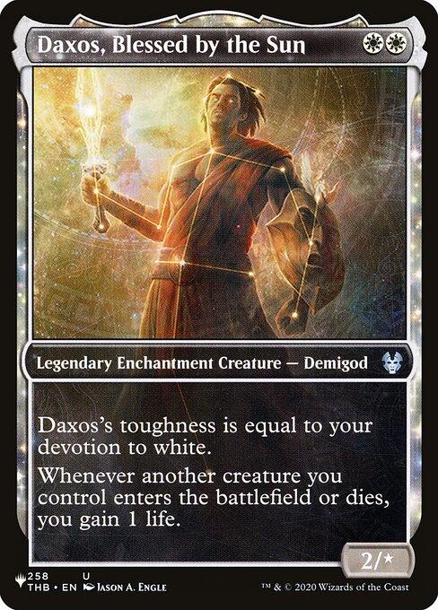 Daxos, Blessed by the Sun - The List (#THB-258) - Illustrated by Jason A. Engle - Magic: The Gathering Card