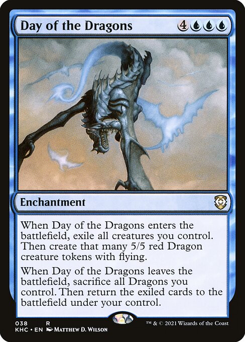 Day of the Dragons - Kaldheim Commander Magic card