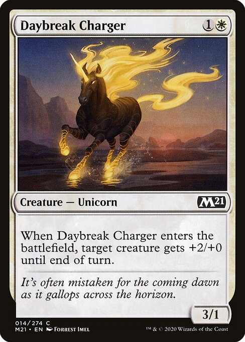 Daybreak Charger - Core Set 2021 Magic card