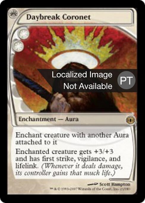 Auréola Matutina (Daybreak Coronet) - Future Sight (#21) - Illustrated by Scott Hampton - Magic: The Gathering Card