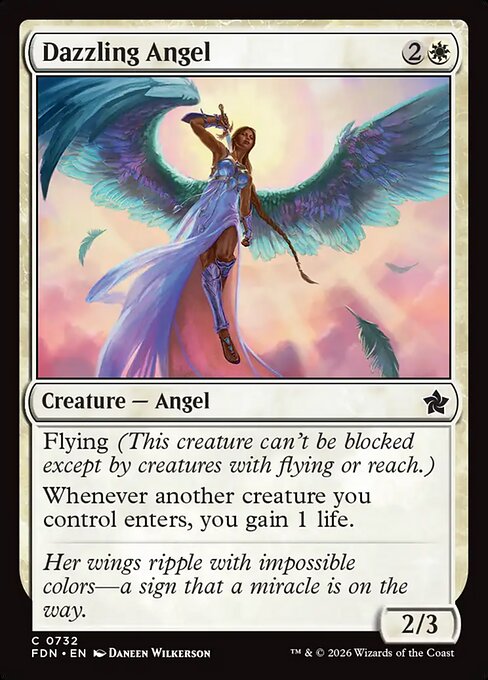 Dazzling Angel - Foundations Magic card