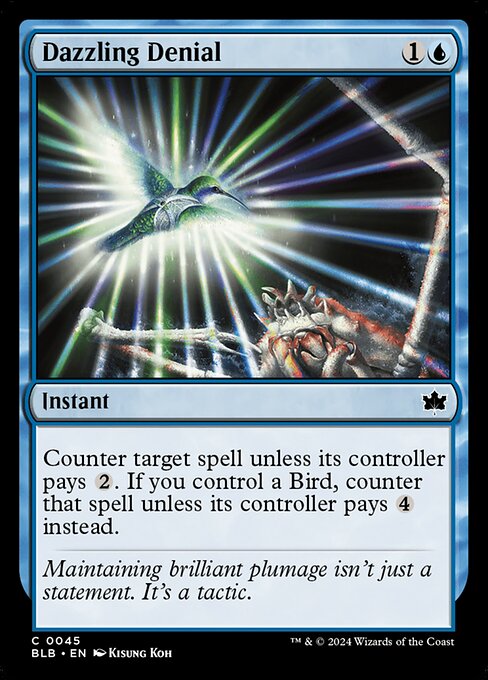 Dazzling Denial - Bloomburrow Magic card