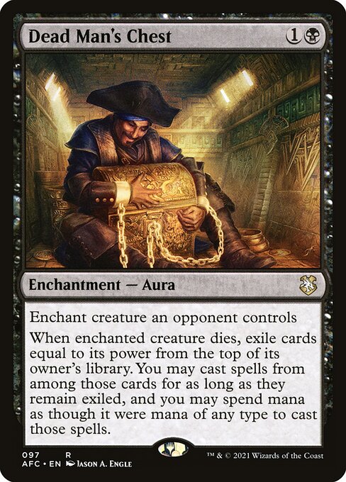 Cassa del Morto (Dead Man's Chest) - Forgotten Realms Commander (#97) - Illustrated by Jason A. Engle - Magic: The Gathering Card