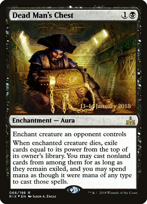 Dead Man's Chest - Rivals of Ixalan Promos (#66s) - Illustrated by Jason A. Engle - Magic: The Gathering Card