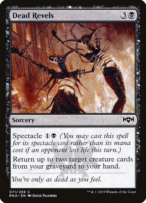 Dead Revels - Ravnica Allegiance Magic card