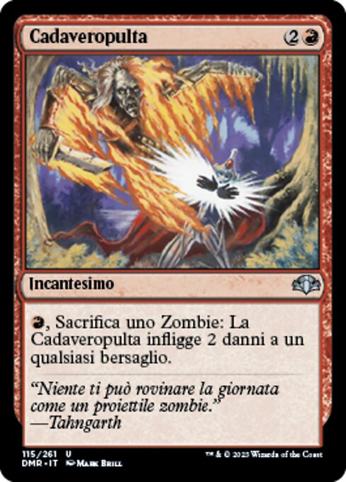 Totenschleuder (Deadapult) - Planeshift (#59) - Illustrated by Mark Brill - Magic: The Gathering Card