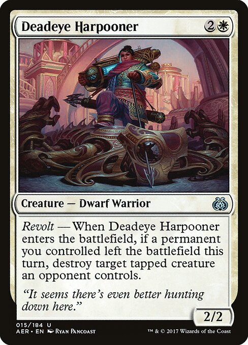 Deadeye Harpooner - Aether Revolt Magic card