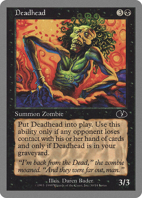Deadhead - Unglued Magic card