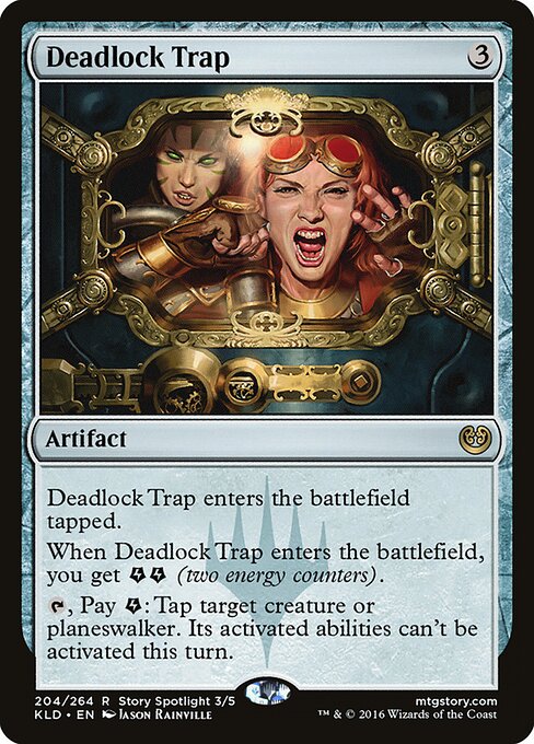 Deadlock Trap - Kaladesh (#204) - Illustrated by Jason Rainville - Magic: The Gathering Card