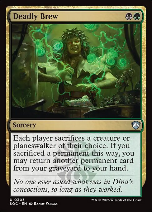 Deadly Brew - Secrets of Strixhaven Commander Magic card