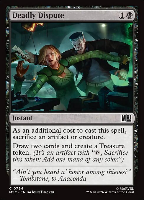 Deadly Dispute - Marvel Super Heroes Commander Magic card