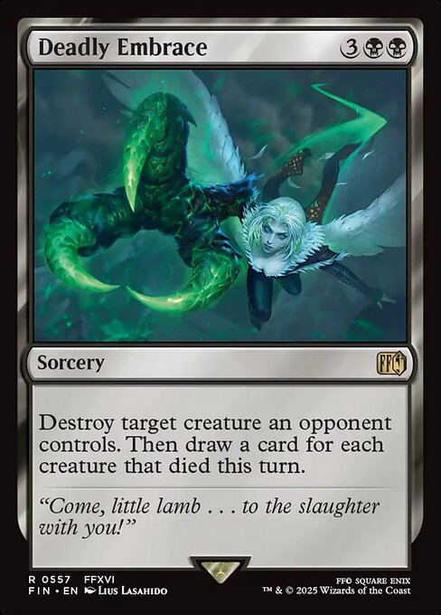 Deadly Embrace - Final Fantasy Magic card
