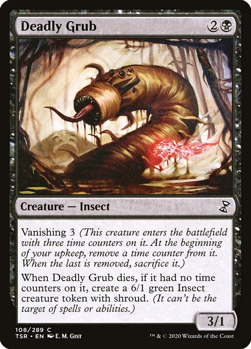 Deadly Grub - Time Spiral Remastered Magic card