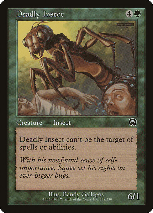 Deadly Insect - Mercadian Masques Magic card