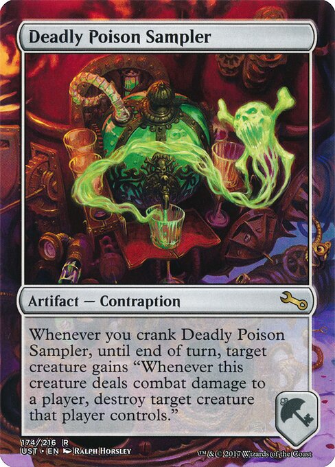 Deadly Poison Sampler - Unstable (#174) - Illustrated by Ralph Horsley - Magic: The Gathering Card