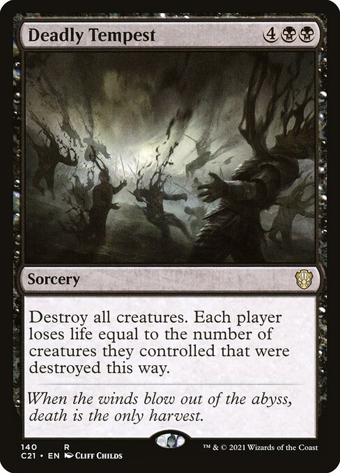 Deadly Tempest - Commander 2021 Magic card