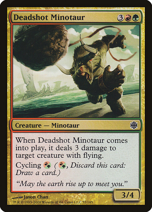 Deadshot Minotaur - Alara Reborn Magic card