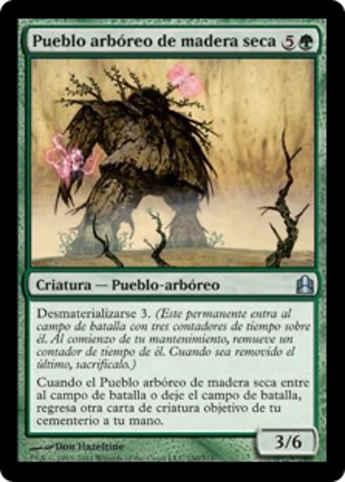 Totholz-Baumhirten (Deadwood Treefolk) - Commander 2011 (#150) - Illustrated by Don Hazeltine - Magic: The Gathering Card