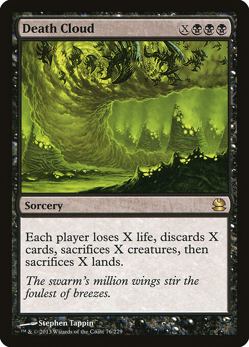 Death Cloud - Modern Masters Magic card