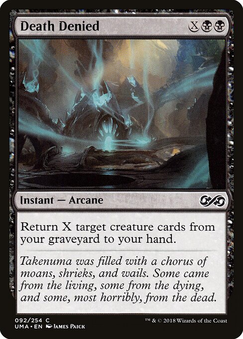 Death Denied - Ultimate Masters Magic card