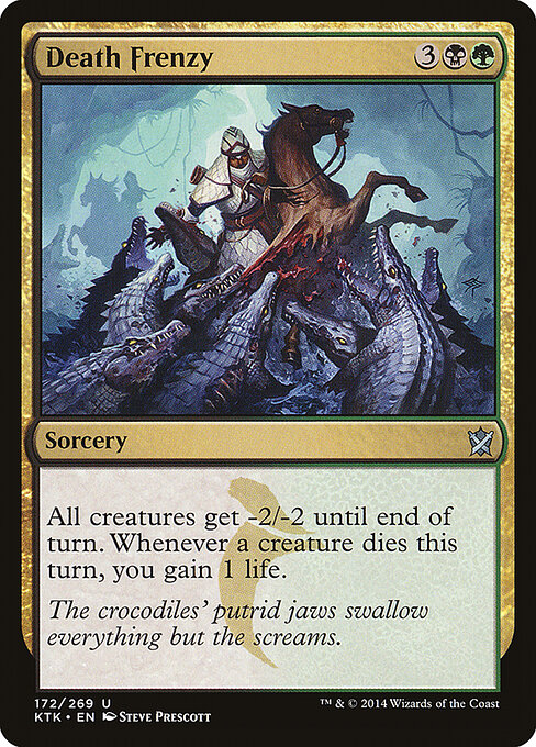 Death Frenzy - Khans of Tarkir Magic card