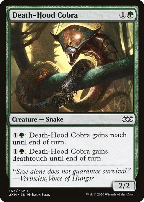 Death-Hood Cobra - Double Masters Magic card