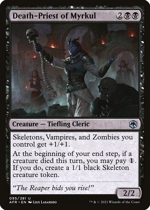 Death-Priest of Myrkul - Adventures in the Forgotten Realms Magic card