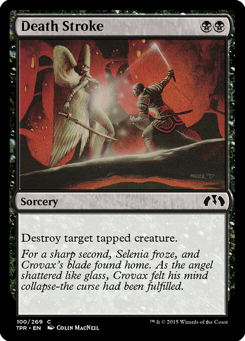 Death Stroke - Tempest Remastered Magic card