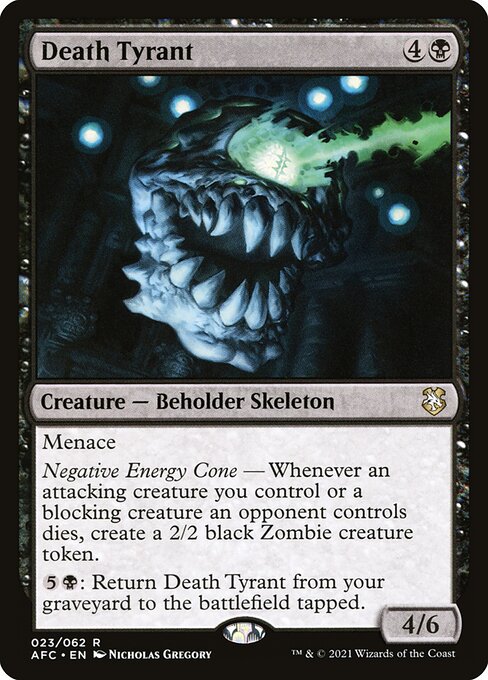 Death Tyrant - Forgotten Realms Commander Magic card