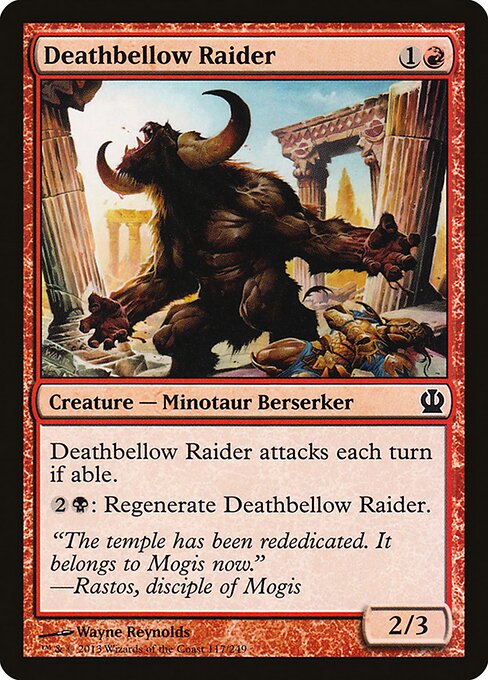 Deathbellow Raider - Theros Magic card