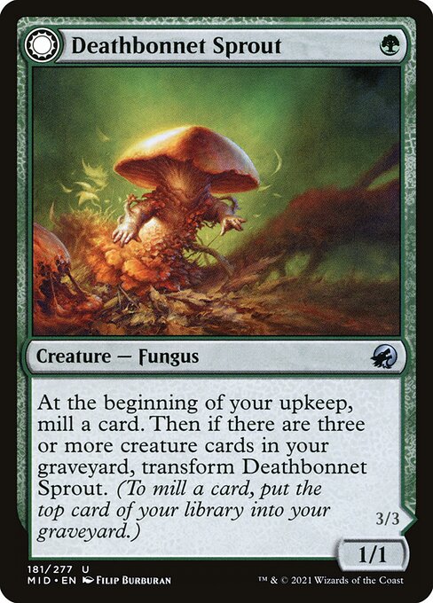 Deathbonnet Sprout // Deathbonnet Hulk - Innistrad: Midnight Hunt Magic card