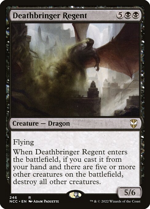 Deathbringer Regent - New Capenna Commander Magic card