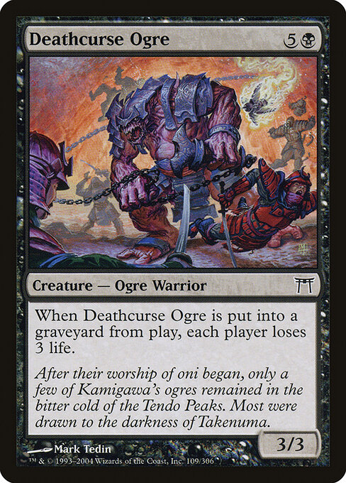 Deathcurse Ogre - Champions of Kamigawa Magic card