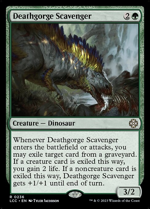 Deathgorge Scavenger - The Lost Caverns of Ixalan Commander Magic card