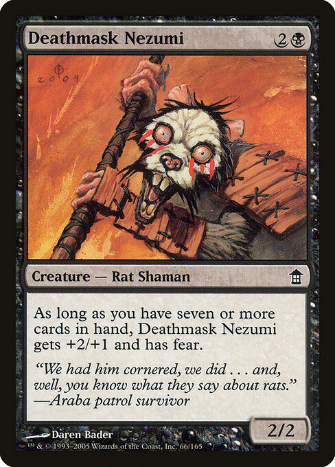 Deathmask Nezumi - Saviors of Kamigawa Magic card