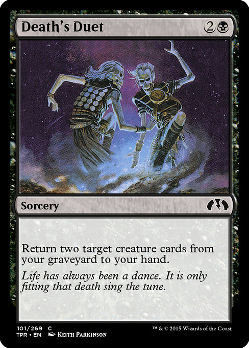 Death's Duet - Tempest Remastered Magic card