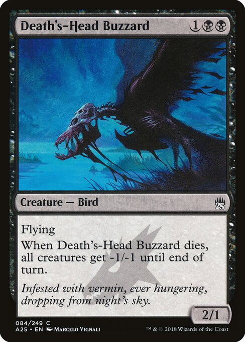 Death's-Head Buzzard - Masters 25 Magic card