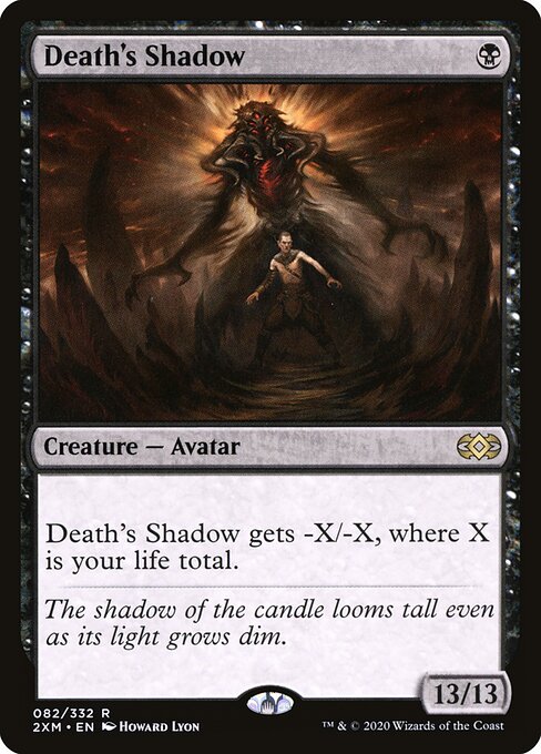 Death's Shadow - Double Masters Magic card
