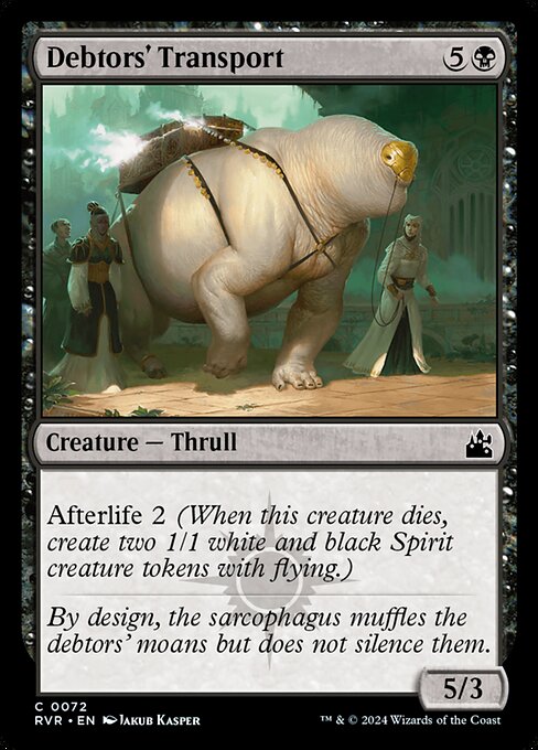 Debtors' Transport - Ravnica Remastered Magic card