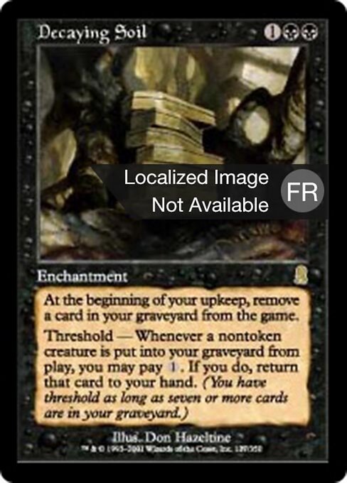 Terreno Putrescente (Decaying Soil) - Odyssey (#127) - Illustrated by Don Hazeltine - Magic: The Gathering Card