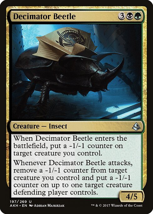 Decimator Beetle - Amonkhet Magic card