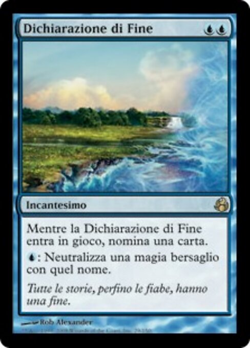 失敗の宣告 (Declaration of Naught) - Morningtide (#29) - Illustrated by Rob Alexander - Magic: The Gathering Card