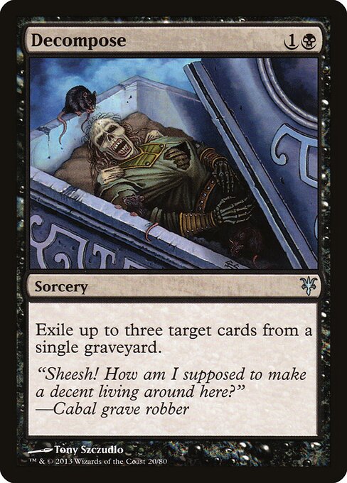 Decompose - Duel Decks: Sorin vs. Tibalt Magic card