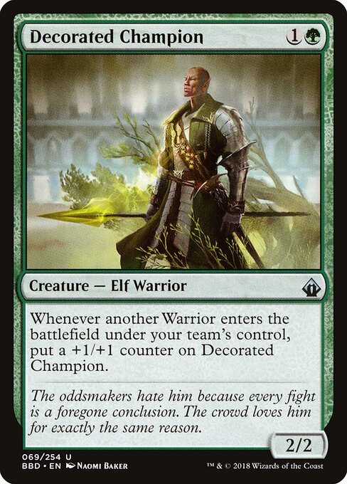 Decorated Champion - Battlebond Magic card