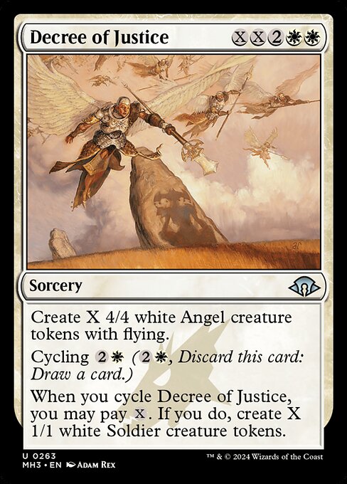 Decree of Justice - Modern Horizons 3 Magic card