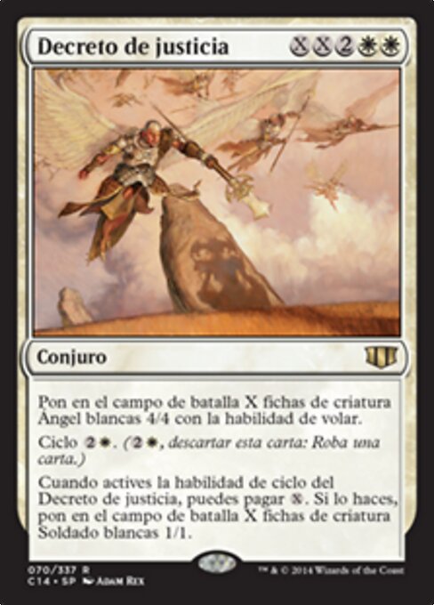 Décret de justice (Decree of Justice) - Commander 2020 (#85) - Illustrated by Lius Lasahido - Magic: The Gathering Card