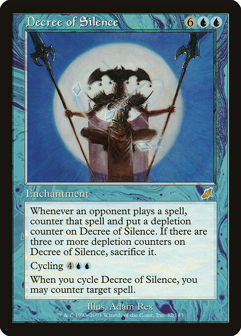 Decree of Silence - Scourge Magic card