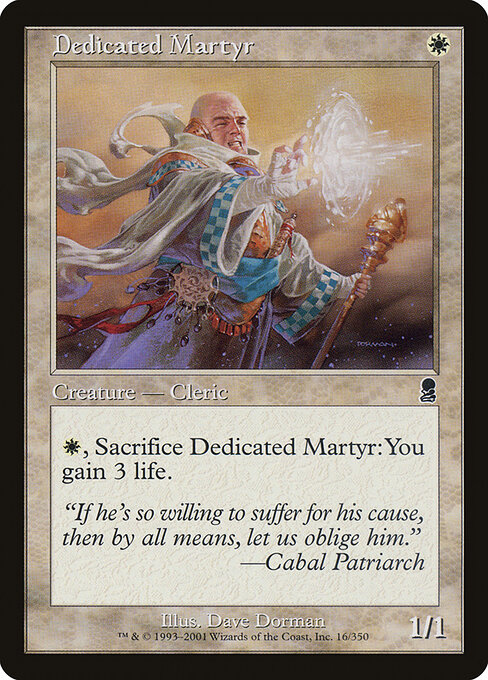 Dedicated Martyr - Odyssey Magic card