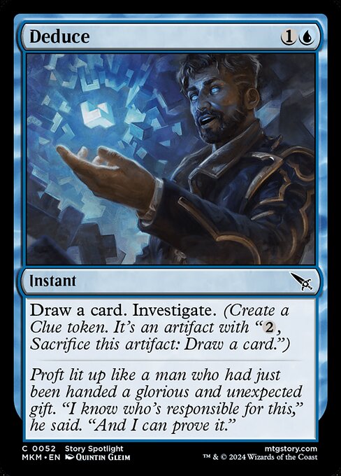 Deduce - Murders at Karlov Manor Magic card