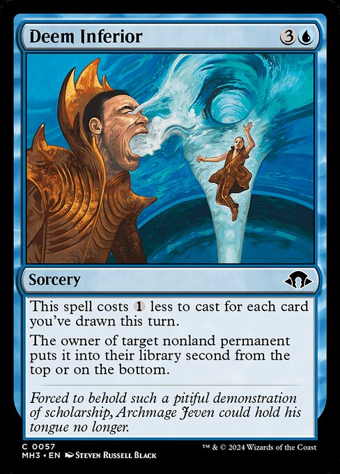 Deem Inferior - Modern Horizons 3 Magic card
